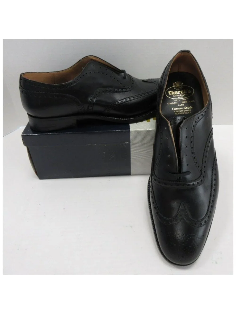 VTG Churchs Shoes 12 F Custom Grade Chetwynd Oxford Wingtip 110 US 11